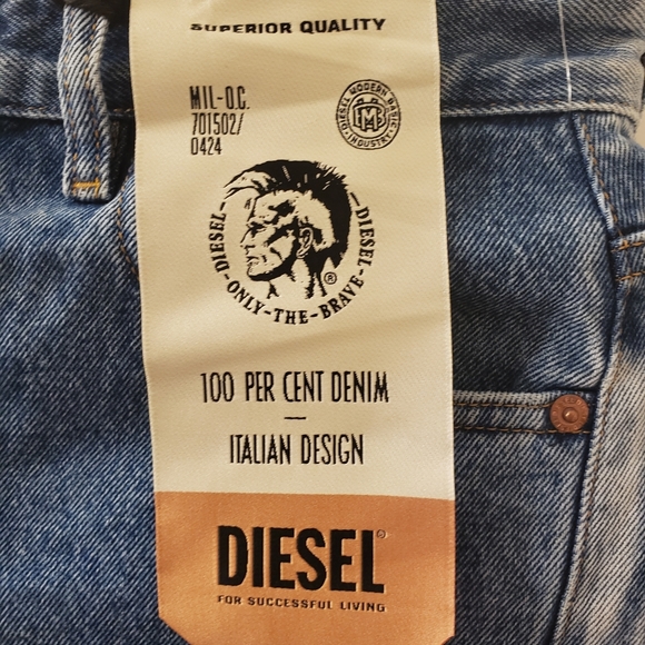 BRAND NEW D-Eiselle 0077V Straight Leg Jeans 29/32 - Picture 8 of 8
